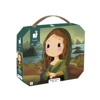 Puzzle janod Puzzle de la Joconde 100 Teile, Farben natérlich