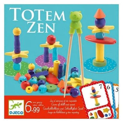 Geschicklichkeitsspiel djeco Totem Zen Mehrfarbig