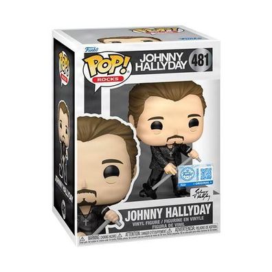 Sammlerfigur Funko Pop! Johnny Hallyday mit Mikrofon