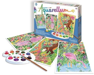 Bildmalset Sentosphere Aquarellum Amazone mit lebendigen Farben