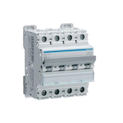 Leistungsschalter Hager 4P 20A C-Kurve 610kA - 4 Module