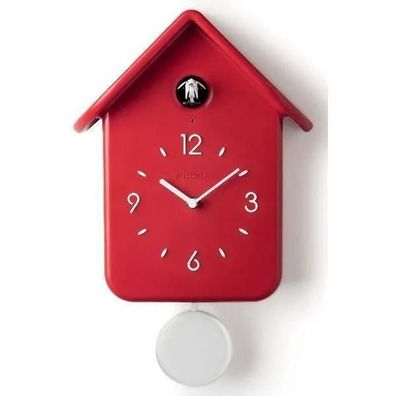 Kuckucksuhr guzzini Modernes rotes Design