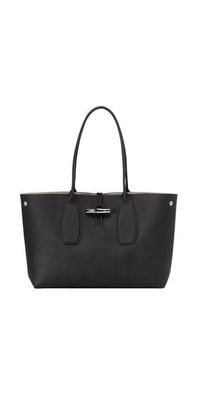 Longchamp Le Roseau L Tote Bag Schwarz