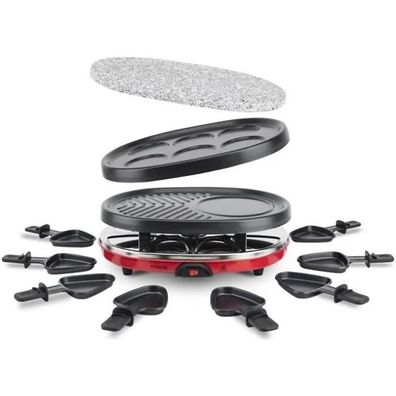 Raclette H. Koenig RP412 4-in-1 Multifunktional Rot