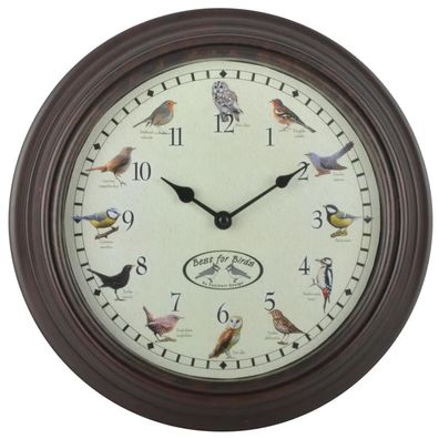 Wanduhr fallen Esschert Design Naturmotiv