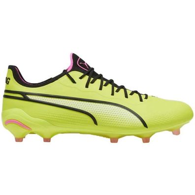 Fußballschuhe Puma King Ultimate FG/AG Gelb Schwarz Pink