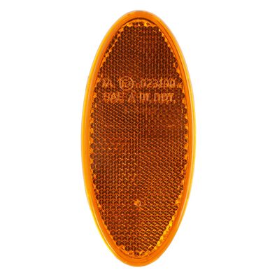 Rückstrahler Oval Orange