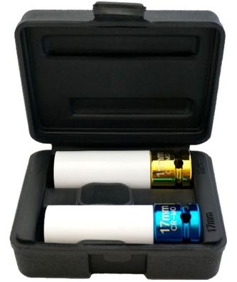 Stecknüsse-Set 17mm + 19mm 1/2"