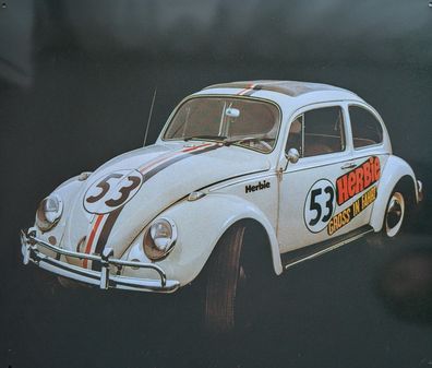 Blechschild VW Käfer Herbie