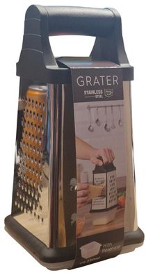 Mehrzweckreibe viereckige Grater Silber
