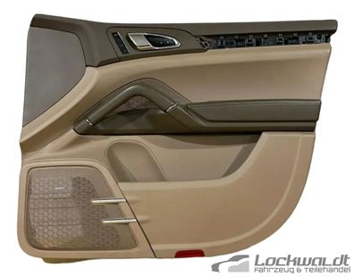 Türverkleidung vorne Rechts Bose Leder Umbra Tartufo Porsche Cayenne 92A 958
