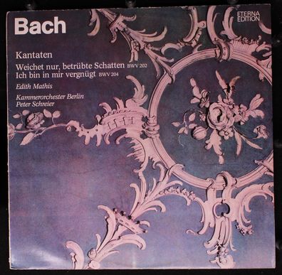 Eterna 8 27 030 - Johann Sebastian Bach, Edith Mathis, Kammerorchester Berlin, P