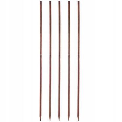 KADAX Rankhilfe aus Holz, imprägnierte Pflanzstäbe, Kletterpflanzen-Stab, 180cm