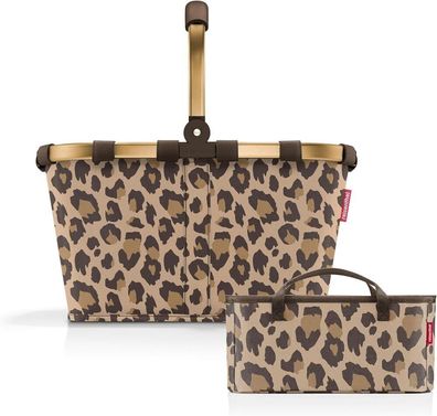 reisenthel Set Carrybag + Organizer BKBX, frame leo macchiato, Damen