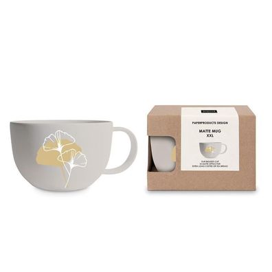 ppd Matte Mug XXL Golden Gingko taupe 550 ml, 162702305 1 St
