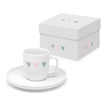 ppd Matte Espresso Tasse, Heart Infusion, in Geschenkbox, 161502308 1 Set