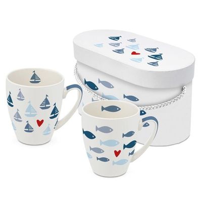 Mug 2-er Set, Seaside 1 St