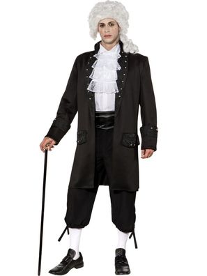 Gothic Frack schwarz Herren