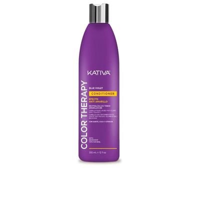 KATIVA COLOR Therapy Haarspülung Blauviolett MIT Antigelbeffekt 355 ml