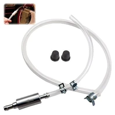 Universal Brake Bleeder Hose Kit with Check Valve, for Motorcycle/Auto Clutch Fluid