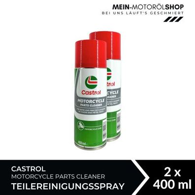 Castrol Motorcycle Parts Cleaner Teilereinigungsspray 2x400 ML