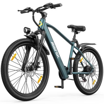 E-Bike Cityrad 24 Zoll Elektrofahrrad für Damen und Herren E-MTB mit 36V 10Ah