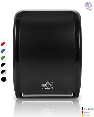 Handtuchspender SENSOR, berührungslos, Batterie & Netzbetrieb, Blattlängenregulator