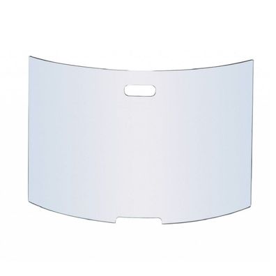 Einteilige Funkenschutzscheibe Sicherheitsglas Funkenschutzgitter Ofenschutz gebogen