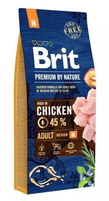 Brit Premium by Nature M Adult 15kg