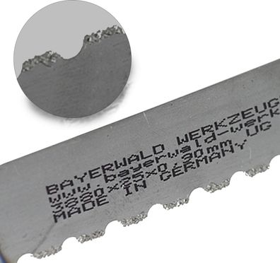 HM-Bandsägeblatt 3750 x 27 x 0,9mm HM bestreut, fér Leichtbaustoffe, GFK u.a