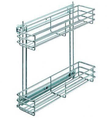 Kesseböhmer Spülenauszug, Küchenauszug 11,7x42x47 cm, Schrankauszug, Teilauszug