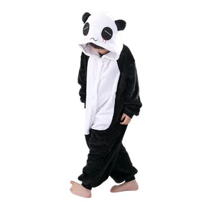 Panda Onesie Kinder Tier Cosplay Pyjamas Plusch Halloween Karneval Neujahr