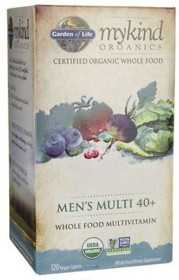 Mykind Organics Men's Multi 40+ - 120 tabs