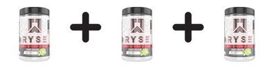 3 x RYSE Loaded Creatine, Baja Cooler - 393g