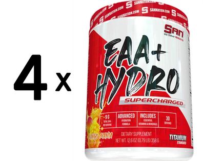 4 x SAN EAA+ Hydro Supercharged, Mango Mania - 358g