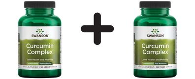 2 x Swanson Curcumin Complex, 700mg - 120 vcaps