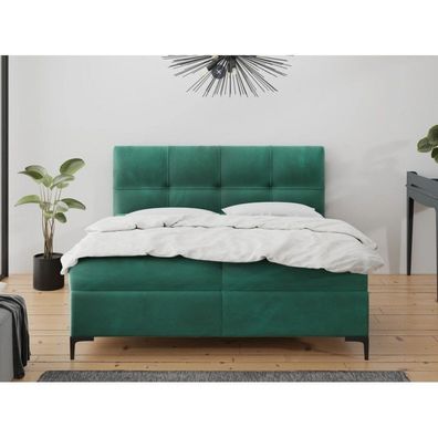 Loro Kontinentalbett 120x200 cm gepolstert für das Schlafzimmer verschiedene Farben