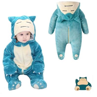 Snorlax Kigurumi Onesie Baby Tier Cosplay Pyjamas Plusch Halloween Winter