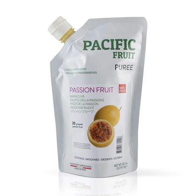 Pacific Fruit Püree Passionsfrucht 1kg Fruchtpüree für Kuchen, Torten & Pralinen