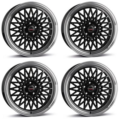 4 Borbet Felgen B 8.0x17 ET45 5x112 SWRP für VW Beetle Caddy Cross e-Golf Eos Golf