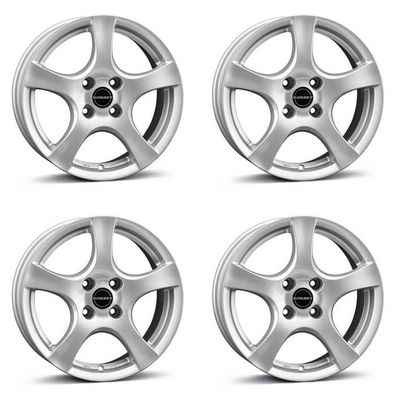 4 Borbet Felgen F 6x15 ET35 4x100 SIL für Fiat Punto