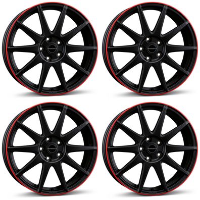 4 Borbet Felgen GTX 8.0x19 ET50 5x114.3 SWMRED für Infiniti Q50