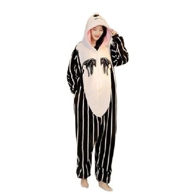 Skelett Jack Skull Onesie Damen Herren Kinder Tier Cosplay Pyjamas Plusch