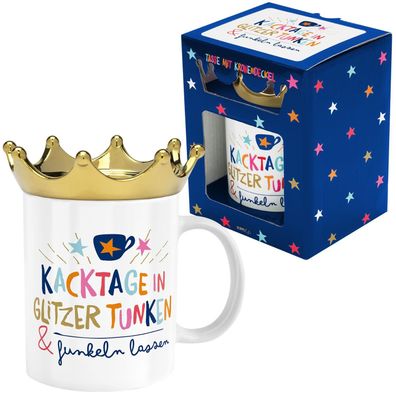 Sheepworld Tasse Motiv "Kacktage mit Krone" Neuware