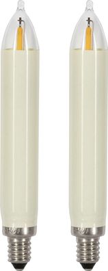 Ersatzteil Schwibbogen Premium LED-Ersatzlampe/ Riffelkerze für 30-flammige Li