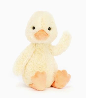 Jellycat Amuseables Neues weiches Plüschtier Schüchterne Ente 31 cm