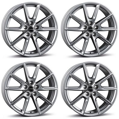 4 Borbet Felgen LX18 8.0x18 ET40 5x114.3 GREYGL für Fiat Sedici