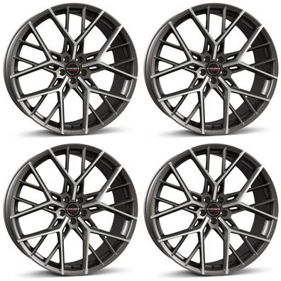 4 Borbet Felgen BY 8.0x18 ET40 5x112 TITAPM für Audi A3 A4 A6 A7 A8 Q2 Q3 Q5 RS3 S3