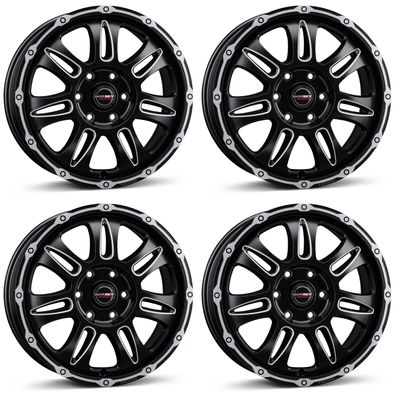 4 Borbet Felgen CW8 8.0x18 ET38 5x114.3 SWPM für Infiniti M Q50 Q70