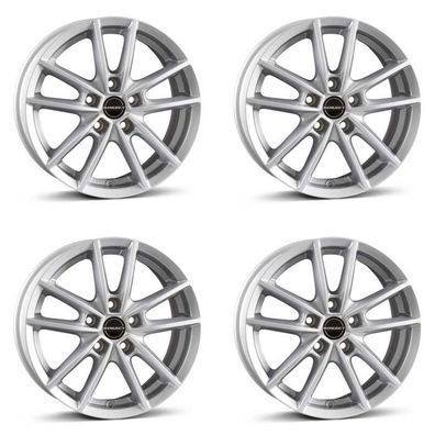 4 Borbet Felgen W 6.0x15 ET43 5x112 SIL für Audi A3